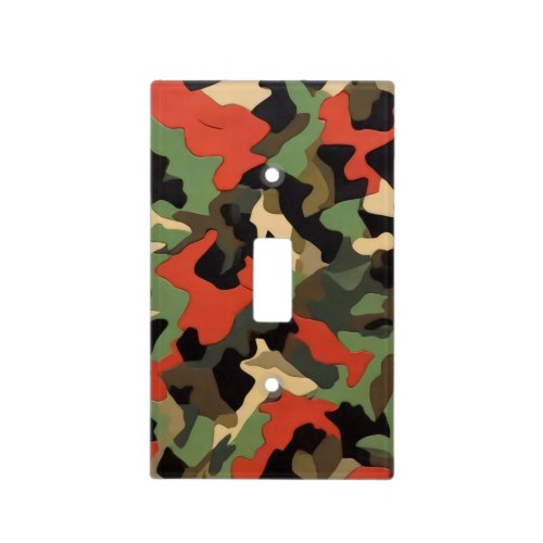 Alpenflage like camouflage light switch cover