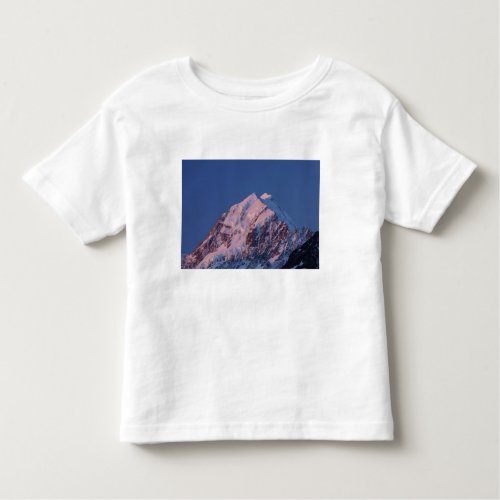 Alpenglow on Aoraki Mount Cook Mackenzie 2 Toddler T_shirt