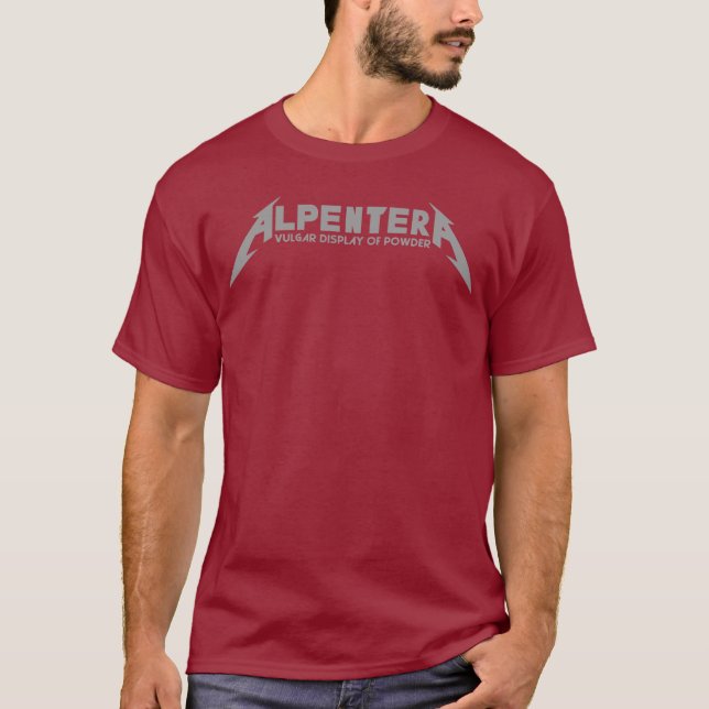 Alpentera Grey Logo! T-Shirt (Front)