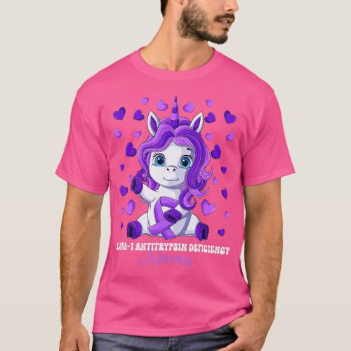 Alpha1 Antitrypsin Deficiency Awareness Month Purp T_Shirt