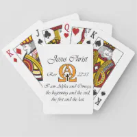 Alpha and Omega Playing Cards Zazzle