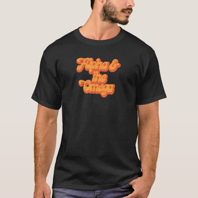 Alpha and the Omega Retro 70's Soul & Gospel desig T-Shirt (Front)