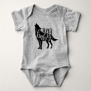 Alpha baby - Leader of the pack - New baby Baby Bodysuit