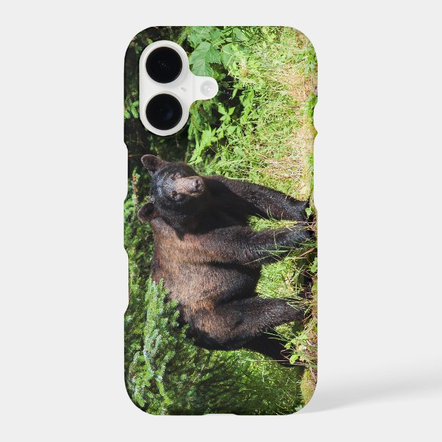 Alpha Black Bear Iphone Case (Back)