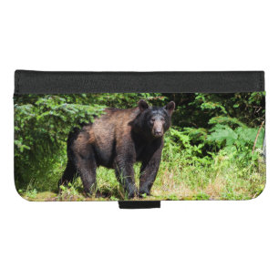 Alpha Black Bear iPhone 8/7 Plus Wallet Case