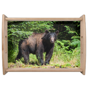 Alpha Black Bear Serving Tray