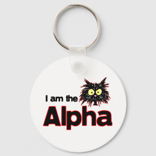 Alpha Cat Keychain