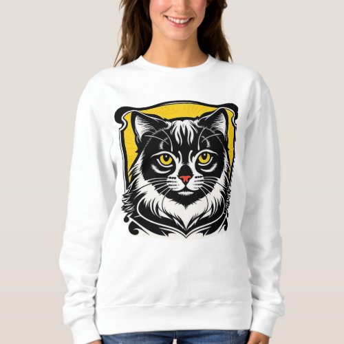 Alpha cat sweatshirt