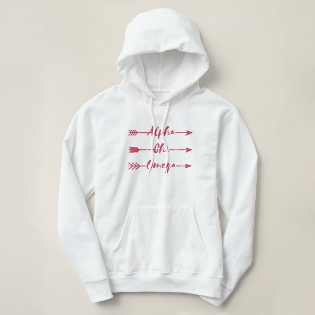 Alpha Chi Omega | Arrows Hoodie (Design Front)