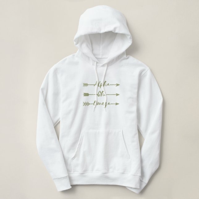 Alpha Chi Omega | Arrows Hoodie (Design Front)