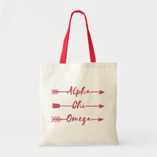 Alpha Chi Omega   Arrows Tote Bag