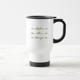 Alpha Chi Omega   Arrows Travel Mug