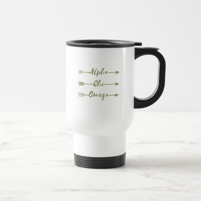 Alpha Chi Omega | Arrows Travel Mug (Right)