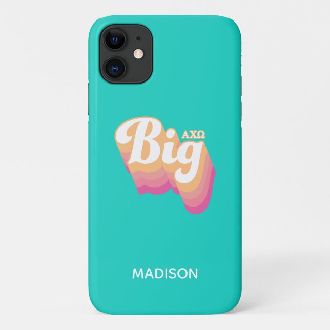 Alpha Chi Omega | Big Case-Mate iPhone Case (Back)