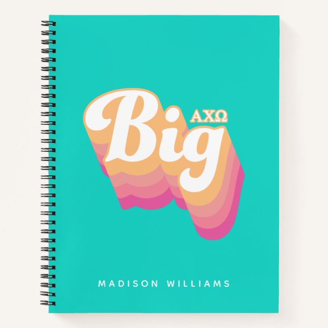 Alpha Chi Omega | Big Notebook (Front)