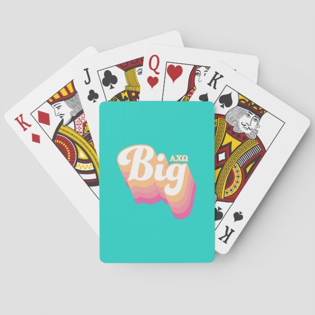 Alpha Chi Omega | Big Poker Cards (Back)