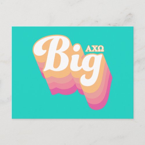 Alpha Chi Omega  Big Postcard