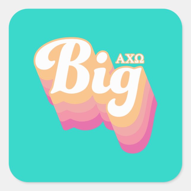 Alpha Chi Omega | Big Square Sticker (Front)