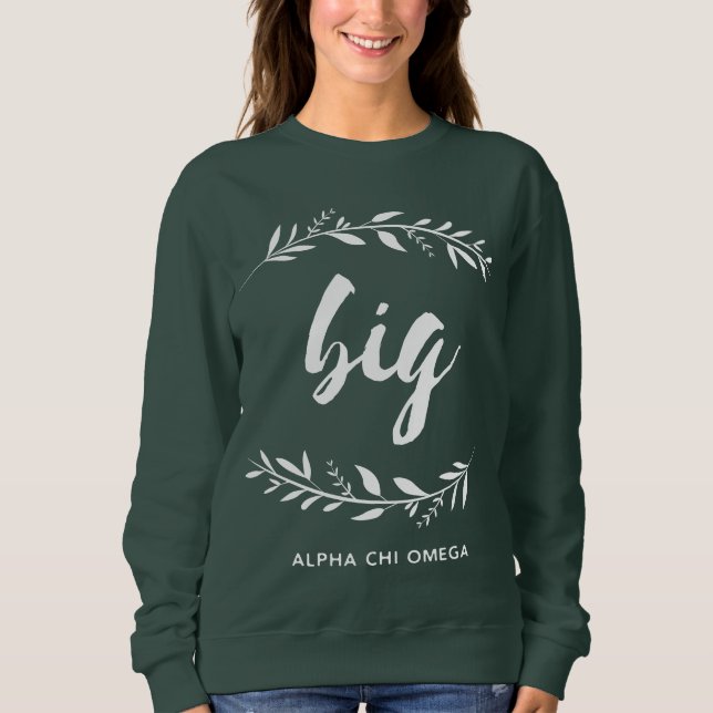 Alpha Chi Omega | Big Wreath Sweatshirt (Front)