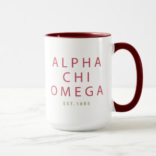 Alpha Chi Omega   Est. 1885 Mug
