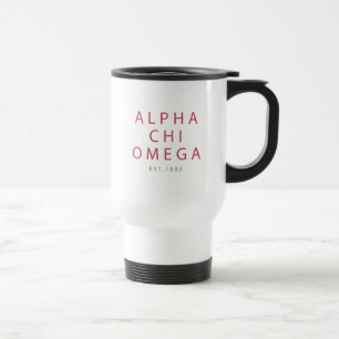 Alpha Chi Omega   Est. 1885 Travel Mug