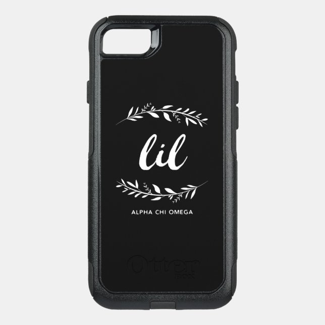Alpha Chi Omega | Lil Wreath Otterbox iPhone Case (Back)