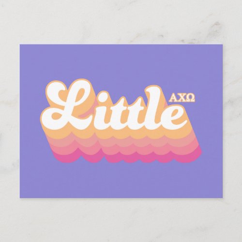 Alpha Chi Omega  Little Postcard