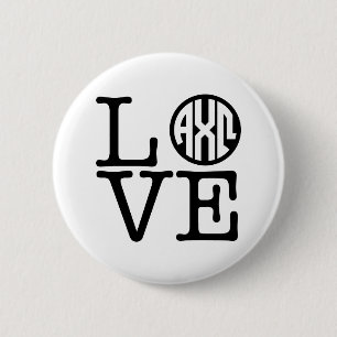 Alpha Chi Omega Love Button