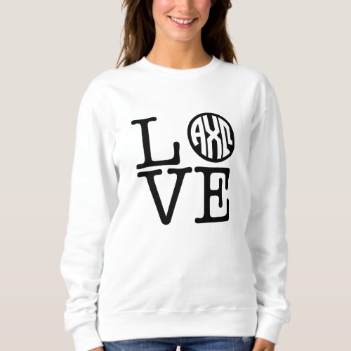 Alpha Chi Omega  Love Sweatshirt