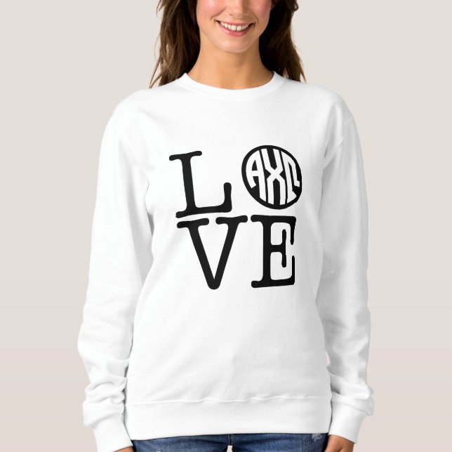 Alpha Chi Omega | Love Sweatshirt (Front)