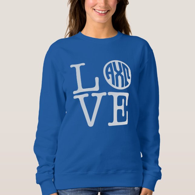 Alpha Chi Omega | Love Sweatshirt (Front)