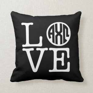 Alpha Chi Omega Love Throw Pillow