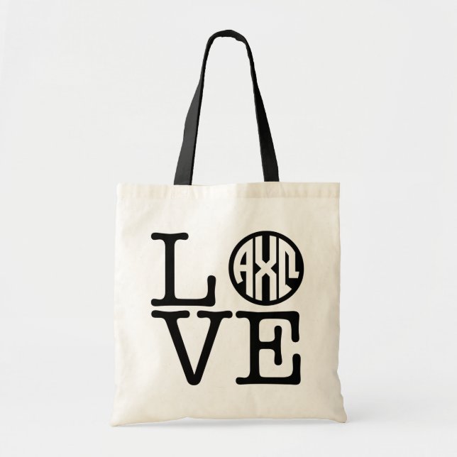 Alpha Chi Omega | Love Tote Bag (Front)