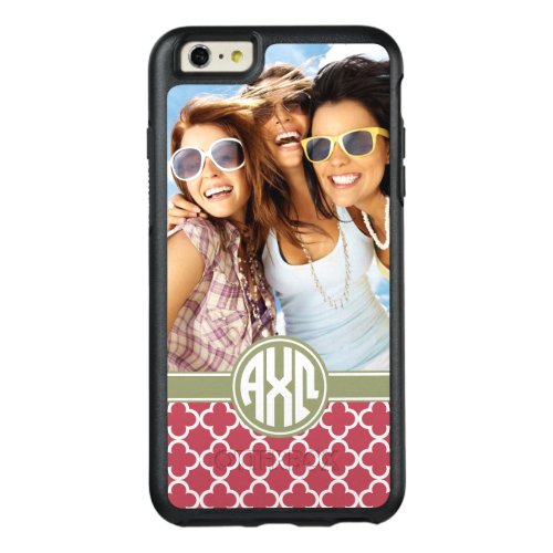 Alpha Chi Omega  Monogram and Photo OtterBox iPhone 66s Plus Case