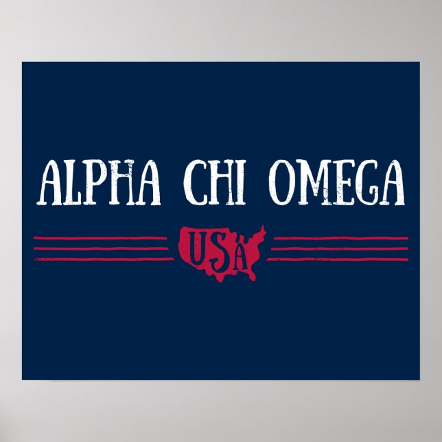 Alpha Chi Omega - USA Poster (Front)