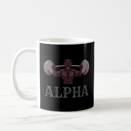 Alpha Deadlift Gym Motivational Weight Lifting  Coffee Mug