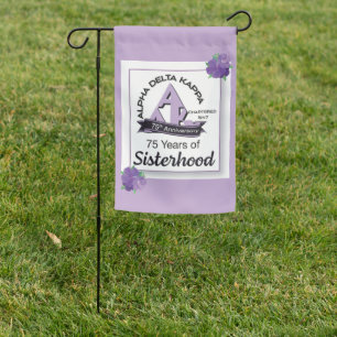 Alpha Delta Kappa 75th Anniv Flag Double Flowers