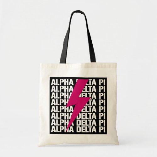 Alpha Delta Lightning Funny Pi Day Teachers Tote Bag