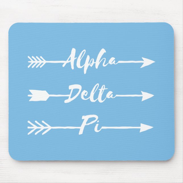 Alpha Delta Pi | Arrows Mouse Pad (Front)