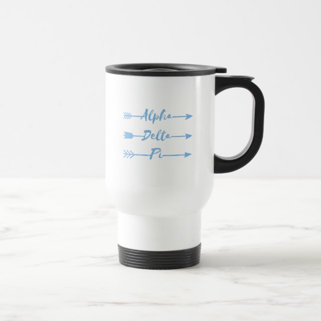 Alpha Delta Pi | Arrows Travel Mug (Right)