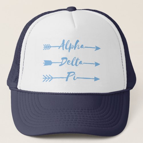 Alpha Delta Pi  Arrows Trucker Hat