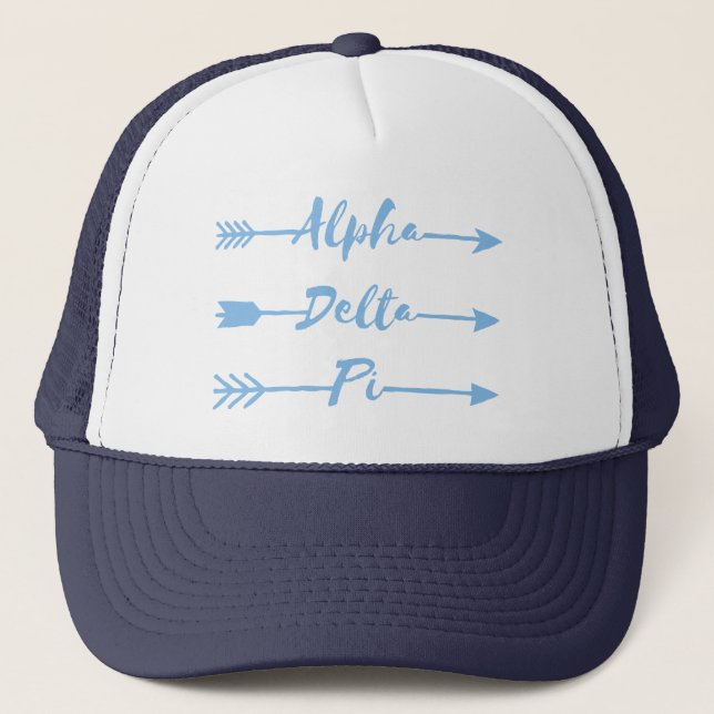 Alpha Delta Pi | Arrows Trucker Hat (Front)