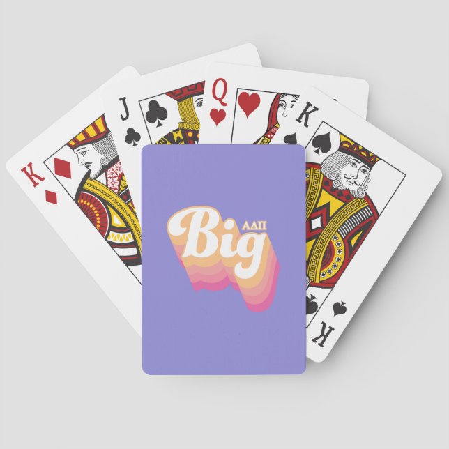 Alpha Delta Pi | Big Poker Cards (Back)