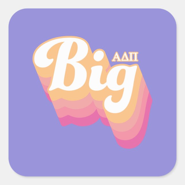 Alpha Delta Pi | Big Square Sticker (Front)