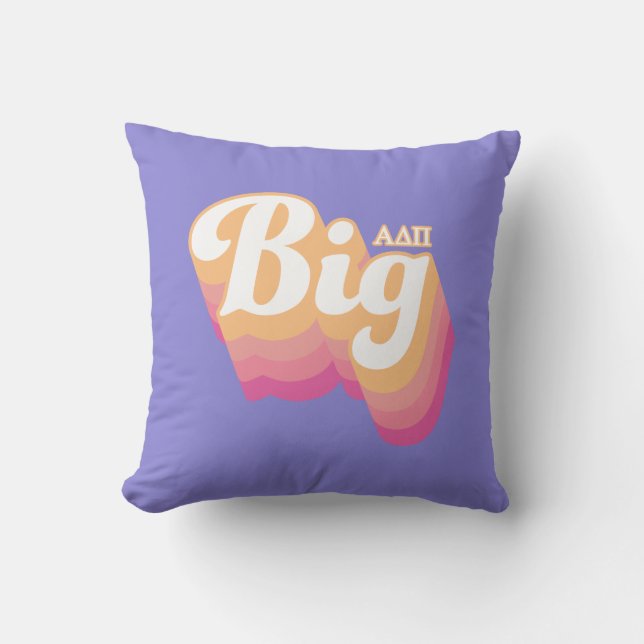 Alpha Delta Pi | Big Throw Pillow (Front)