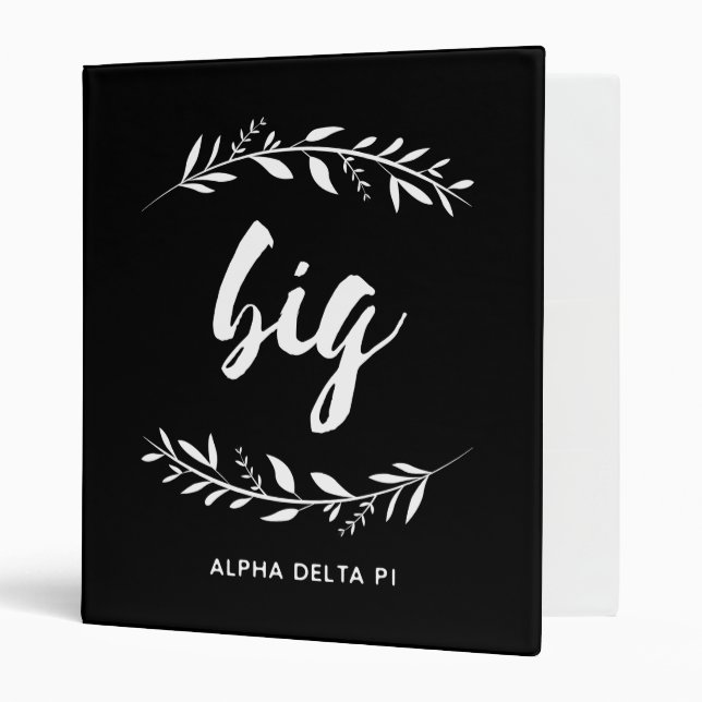 Alpha Delta Pi | Big Wreath Binder (Front/Inside)