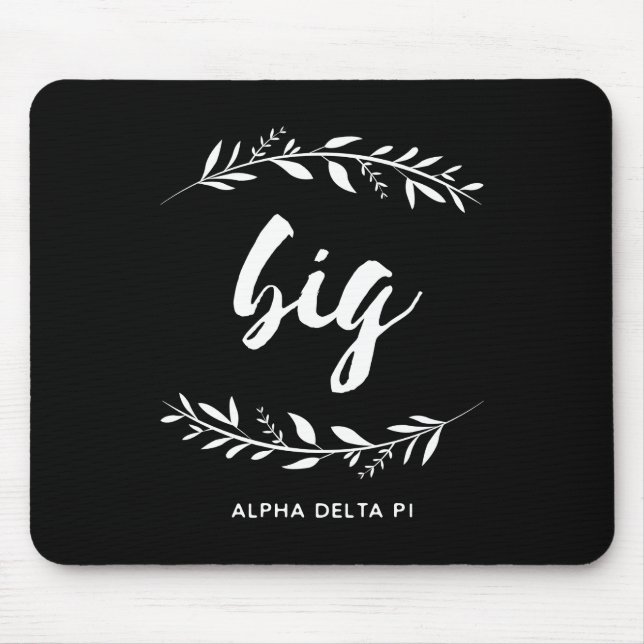 Alpha Delta Pi | Big Wreath Mouse Pad (Front)
