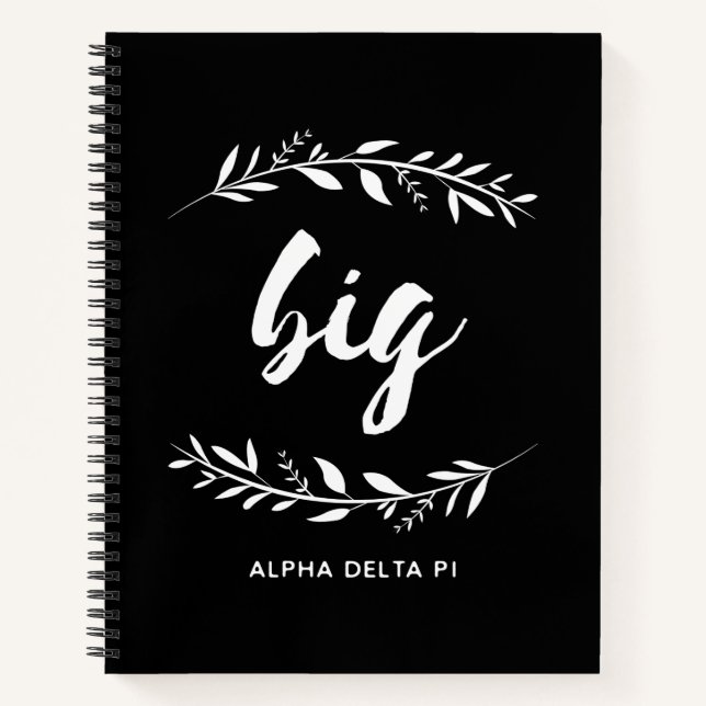 Alpha Delta Pi | Big Wreath Notebook (Front)