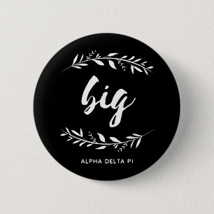 Alpha Delta Pi   Big Wreath Pinback Button