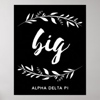 Alpha Delta Pi | Big Wreath Poster